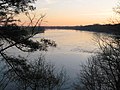 The Elbe river in Wittenberg