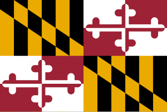 de flagge fan Maryland