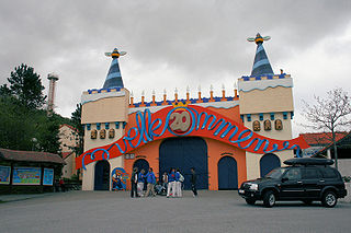 Kongeparken amusement park in Norway