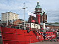 Lightship Relandergrund (now serving as a coffee bar) in Helsinki, Finland