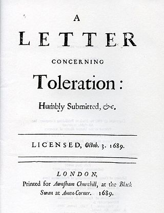 <i>A Letter Concerning Toleration</i> Book by John Locke