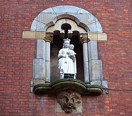 Exterior: Statue of Our Lady