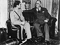 穆罕默德·礼萨·巴列维在德黑兰会议期间同富兰克林·罗斯福会面