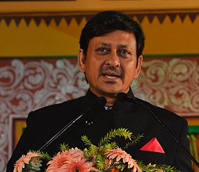 Mahapatra speaking at the Odisha State Film Awards 2014 at Utkal Mandap, Bhubaneswar.