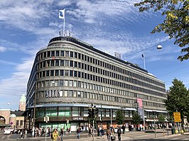 Sokos warenhuis en hotel in het centrum van Helsinki.