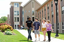 St. Basil Court Residence Hall was rated as the best dorm in the country in 2011. StBasil.jpg