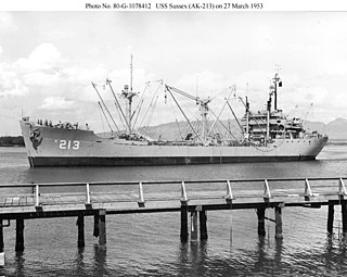 USS <i>Sussex</i> (AK-213) Cargo ship of the United States Navy