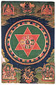Mandala budista, siglo XIX