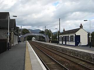 <span class="mw-page-title-main">Blair Atholl railway station</span> Railway station in Perth and Kinross, Scotland