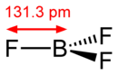 Boron trifluoride in 2D