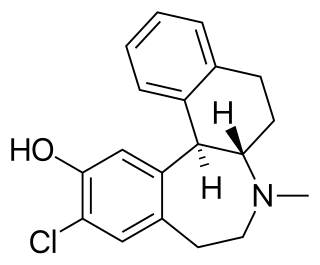 <span class="mw-page-title-main">Ecopipam</span> Investigational dopamine antagonist