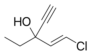 <span class="mw-page-title-main">Ethchlorvynol</span> Group of stereoisomers