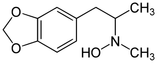 3,4-Methylenedioxy-<i>N</i>-hydroxy-<i>N</i>-methylamphetamine Chemical compound