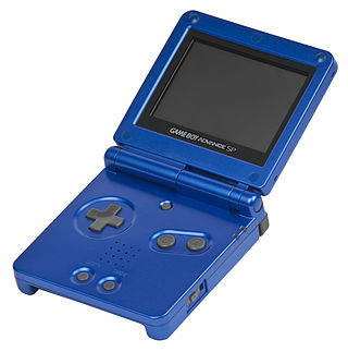 <span class="mw-page-title-main">Game Boy Advance SP</span> Handheld game console by Nintendo