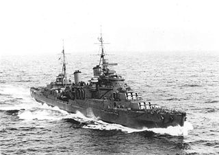 HMS <i>Manchester</i> (15) Gloucester-class cruiser