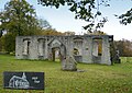 Ruine der Kirche in der Wüstung Haustenbeck