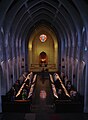 Holy Spirit Monastery monks at prayer in the main Church