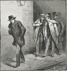 "With the Vigilance Committee in the East End: A Suspicious Character" uit The Illustrated London News, 13 Oktober 1888.