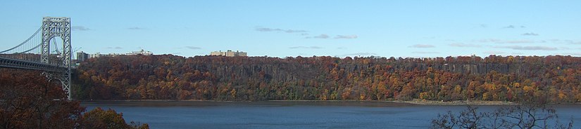 Manhattani jõesaare vastaskalda Palisaadid