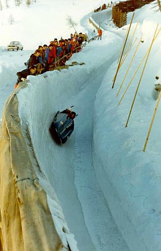 <span class="mw-page-title-main">Blue Lake bobsleigh track</span> Bobsleigh track in Italy