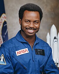 Astronaut Ronald McNair. Lake City has several sites named in McNair's honor, including a public library and memorial park. Ronald mcnair.jpg