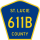 County Road 611B marker