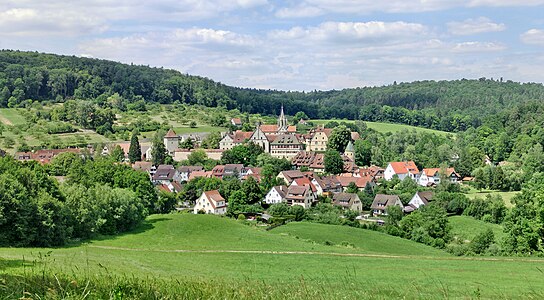 The medieval village Bebenhausen, now district of Tübingen, Baden-Württemberg.