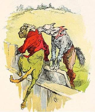 <span class="mw-page-title-main">The Dog and the Wolf</span> Aesops fable