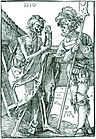 A morte e o lansquenete Alberto Durero (1510)