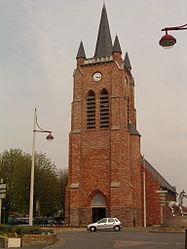 The church of Fouquières-lès-Lens