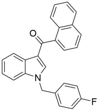 <span class="mw-page-title-main">FUB-JWH-018</span> Chemical compound