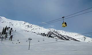 <span class="mw-page-title-main">Gulmarg Gondola</span> Gondola lift in Gulmarg, Jammu and Kashmir, India