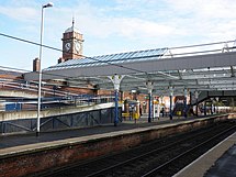 Whitley Bay, one of the network's former British Rail stations, located on the North Tyneside Loop.