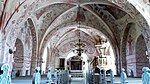 Östra Vemmerlöv kyrka, Skåne. Interiör av kyrkan sett mot öster.]]