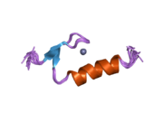 2i5o: Solution Structure of the Ubiquitin-Binding Zinc Finger (UBZ) Domain of the Human DNA Y-Polymerase Eta