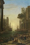 Claude Lorrain El embarque de santa Paula, 1639–40