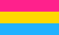 La bandera del orgullo pansexual