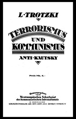 <i>Terrorism and Communism</i> Book by Leon Trotsky