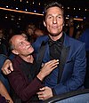 Woody Harrelson (left) and Matthew McConaughey (right) at the 66th Primetime Emmy Awards in 2014