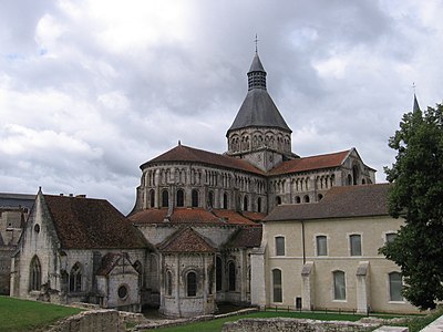 Le chevet de l'église.