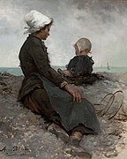 Anna Bilińska-Bohdanowiczowa - At the seaside - MP 203 - National Museum in Warsaw