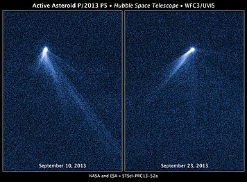 "Active asteroid" 311P/PANSTARRS with several tails[232]