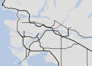 <span class="mw-page-title-main">British Columbia Highway 7B</span> Highway in British Columbia