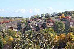 Skyline of Ville-sur-Jarnioux