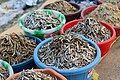 Dried fish in Fareniya Bazar, Indo Nepal Border Trail