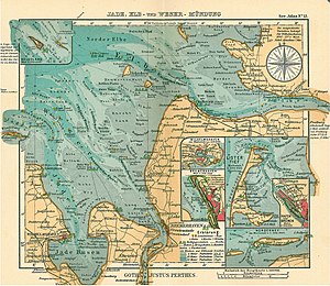 Map of the river Elbe.