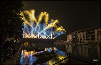 Festa di San Martino - Fuochi pirotecnici dal ponte dei Voltoni