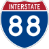 I-88 marker