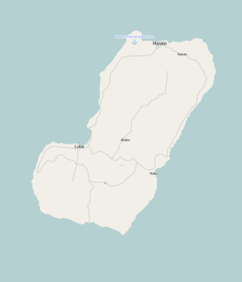 Location map Bioko