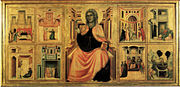 Maître de Sainte Cécile Retable Sainte Cécile, vers 1304. Offices (Offices Collection: [1])